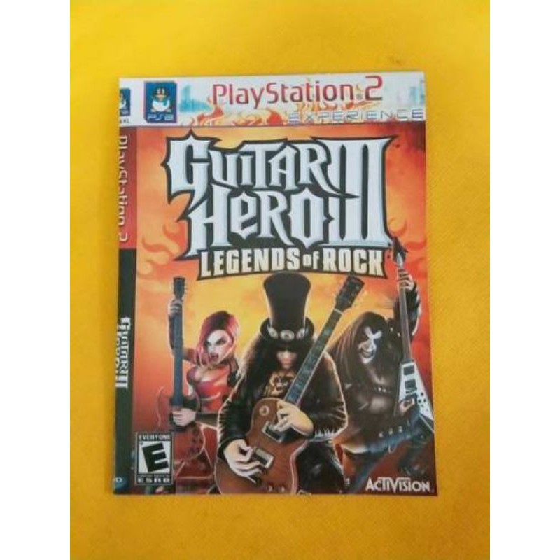 Kaset PS2 Guitar Hero 3 Legend Of Rock