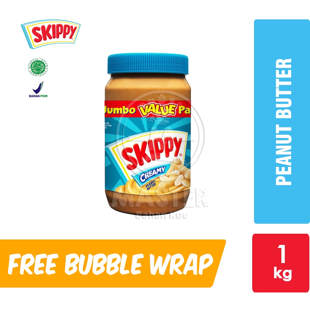 

Skippy Creamy Peanut Butter Selai Kacang [Botol Kaca 1 Kg]