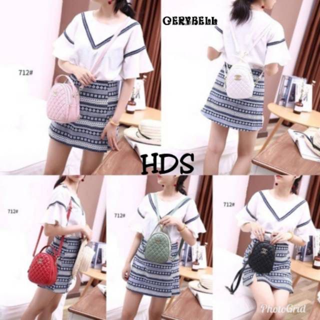 MULTIFUNGSI -BISA RANSEL SELEMPANG HANDBAG SHOULDER BAG PUNGGUNG BAGPACK WANITA IMPORT TAS