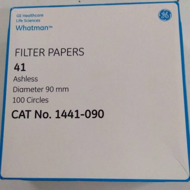 Kertas Saring Whatman 41 Diameter 9 cm eceran