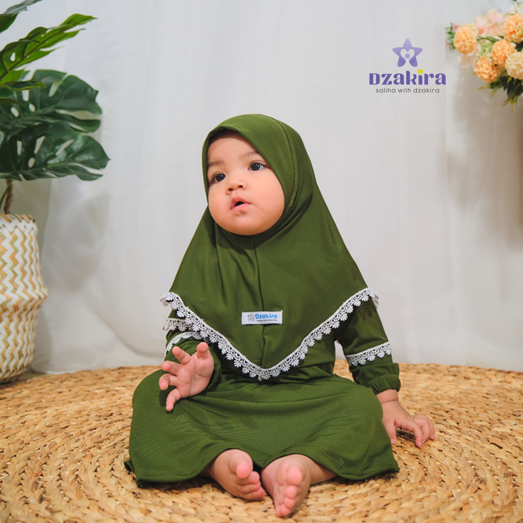 GAMIS BAYI KAIRA GAMIS BAYI RENDA ARMY JERSEY PREMIUM ORIGINAL BY DZAKIRA