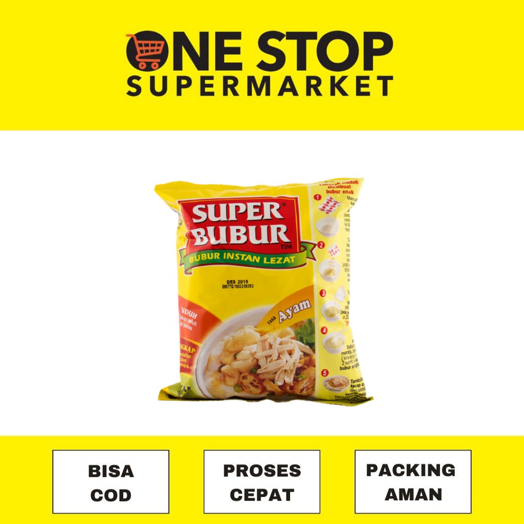 

Super Bubur Rasa Ayam 45 g