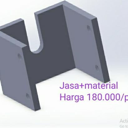 Jasa Milling Bubut - Upper bracket
