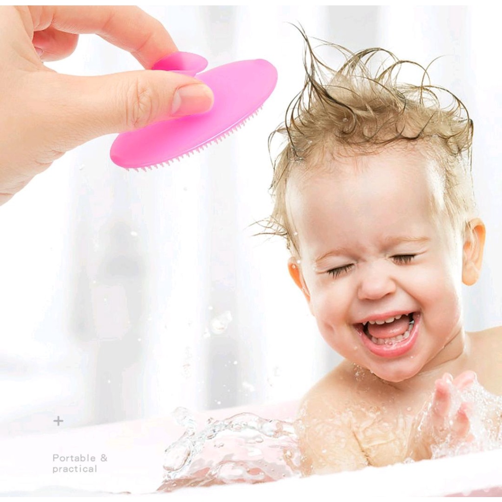 Sikat Silikon Keramas Rambut Bayi / Sikat Keramas Bayi Murah / JNS