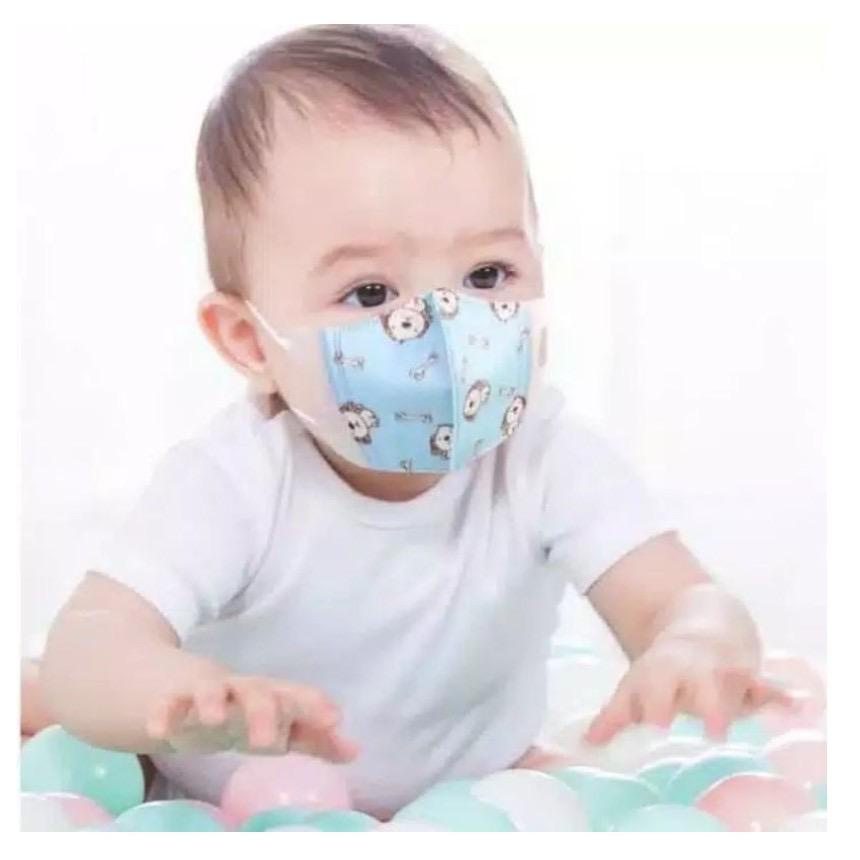 (READY) Masker Anak Balita Bayi 3ply Duckbill Chasa Masker anak Motif Ecer / ISI 10 PCS