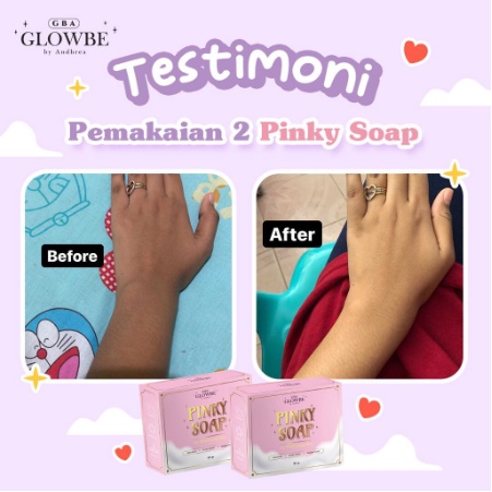 SABUN PENCERAH KULIT | Glowbe Pinky Soap For Brightening Skin glowbe