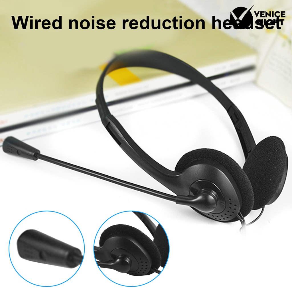 (VNEP) (Berkabel) 900 Headset Gaming Over Ear Deep Bass Noise Reduction Dengan Kabel Jack 3.5MM