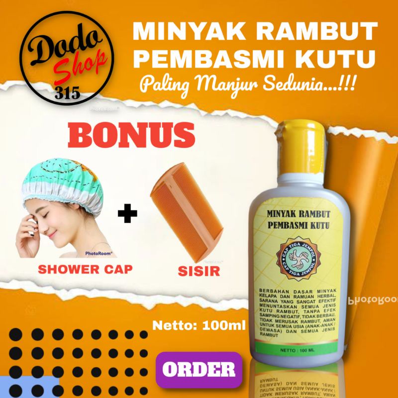 100ml Obat Kutu Rambut Cap Tiga Jempol