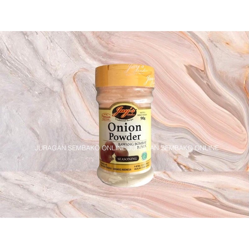 (JSO) jay's ONION POWDER 90 GR / BAWANG BOMBAY BUBUK JAYS / BAWANG BOMBAI BUBUK