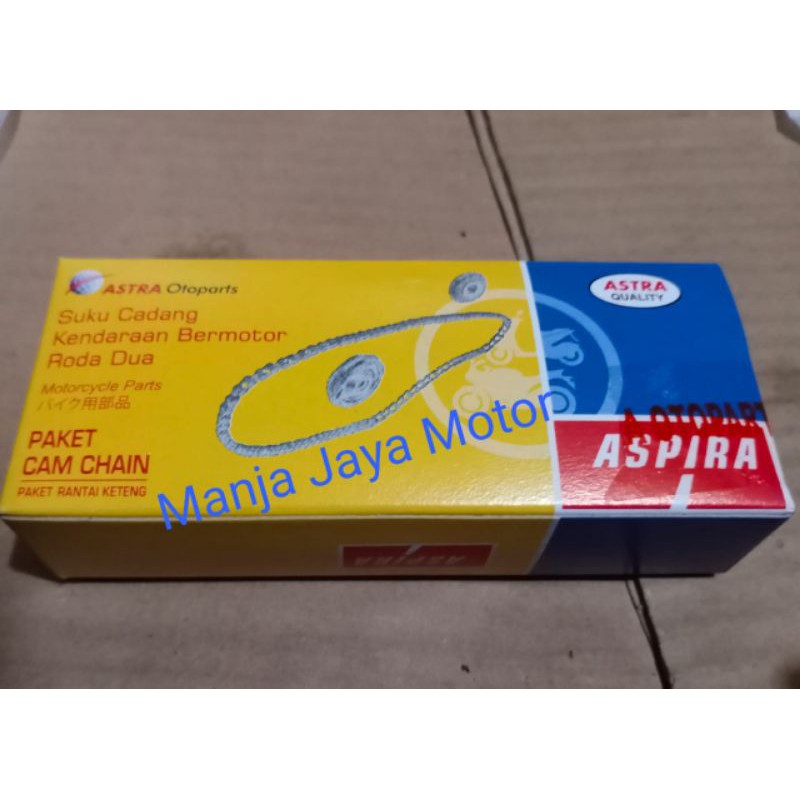 Paket rantai keteng set Aspira for Blade/ Revo absolute Aspira keluaran kualitas Astra Otoparts