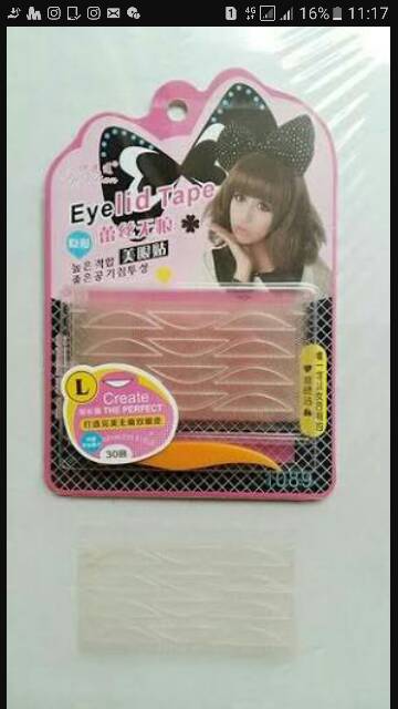 Eyelid tape jaring / skot jaring /lem bulu mata kelopak mata jaring uk S,M,L