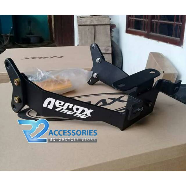 Dudukan Plat Nomor AEROX + Dudukan Lampu Led/Tembak