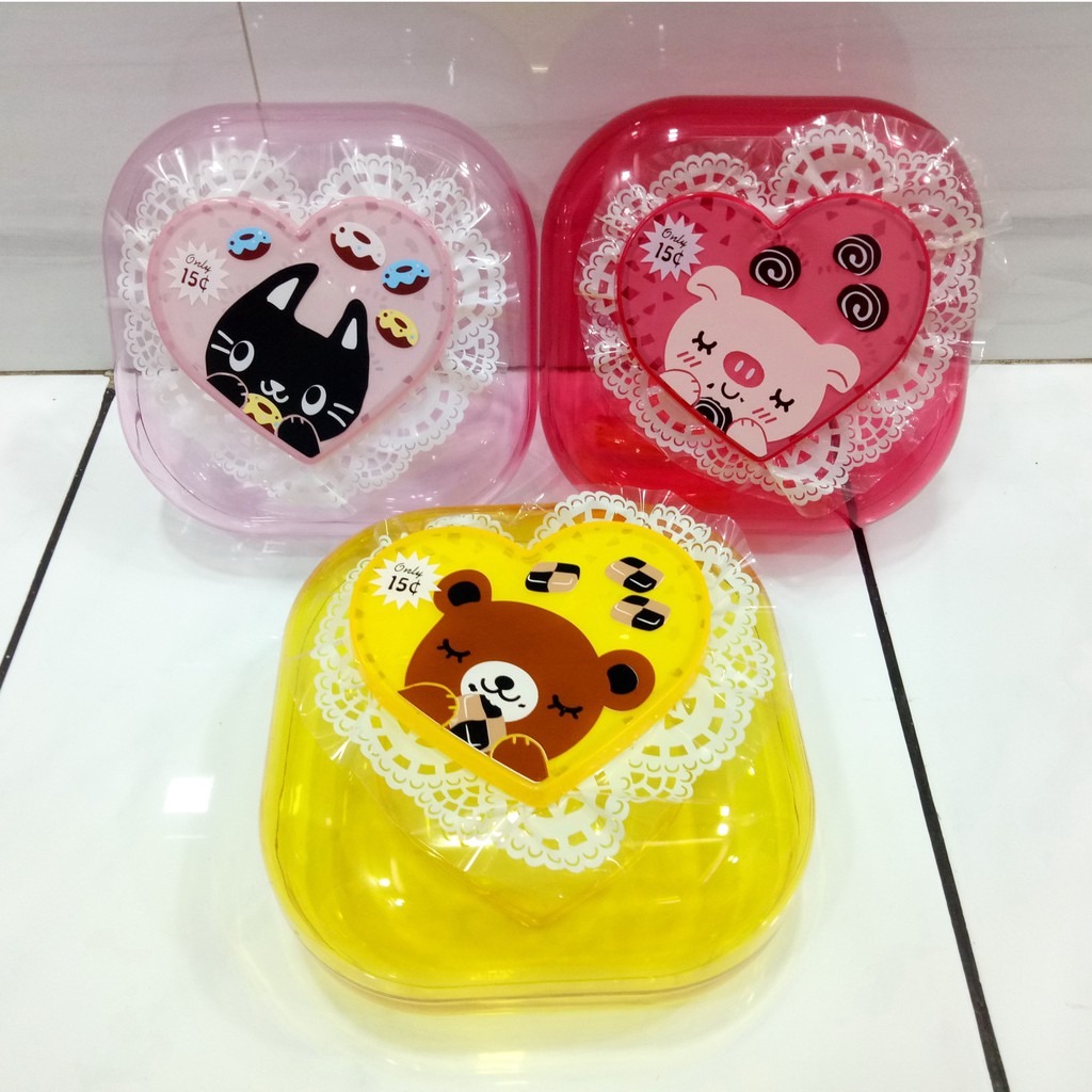 Tempat Toples Aksesoris / Permen Karakter Binatang Cute Unik A-477