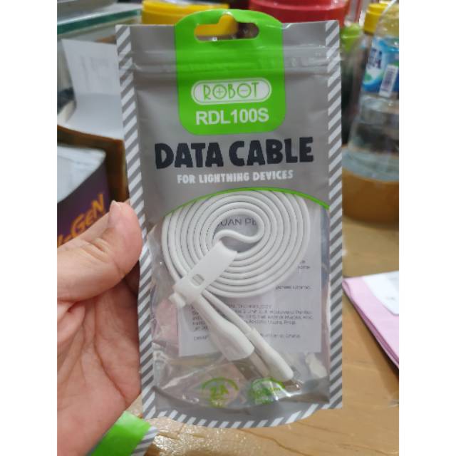 Kabel usb kabel data iphone 5/6/7 rdl100s robot original
