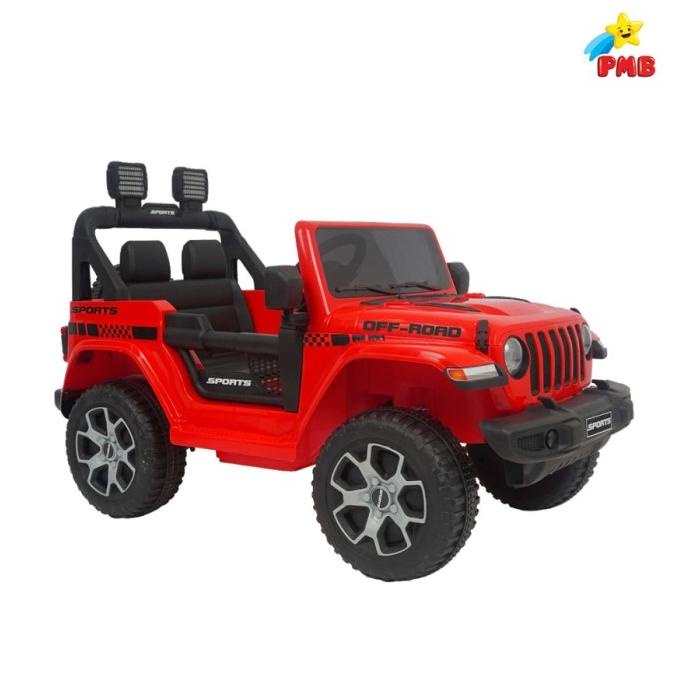Jeep Off Road Remote Control Merah Pmb 8288 Mainan Mobil Aki Anak Rf9Rgi6Ptk