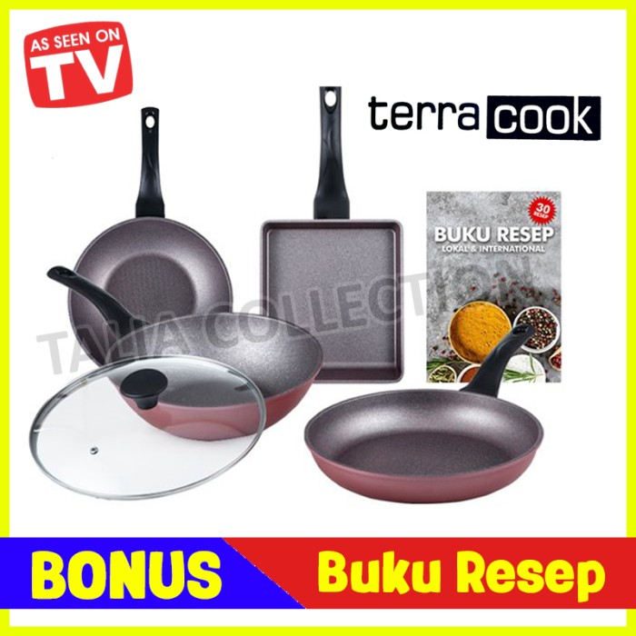 TERLARIS TERRA COOK FRY PAN WOK PAN WAJAN MASAK