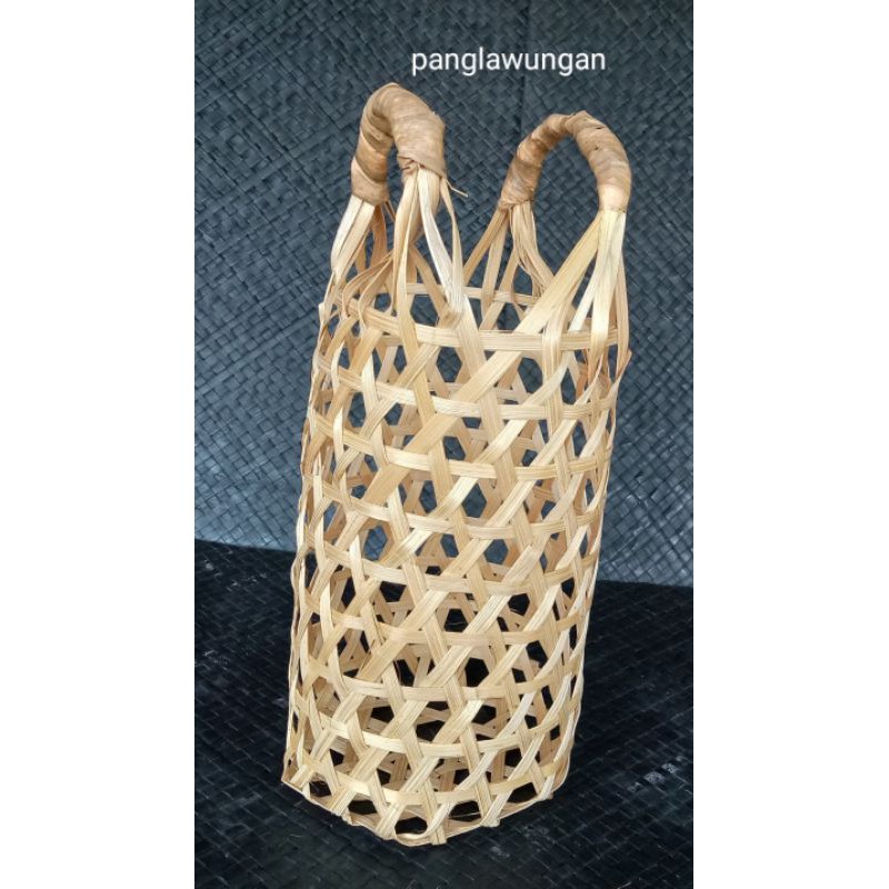anyaman bambu tas bulatD.14 T.20cm