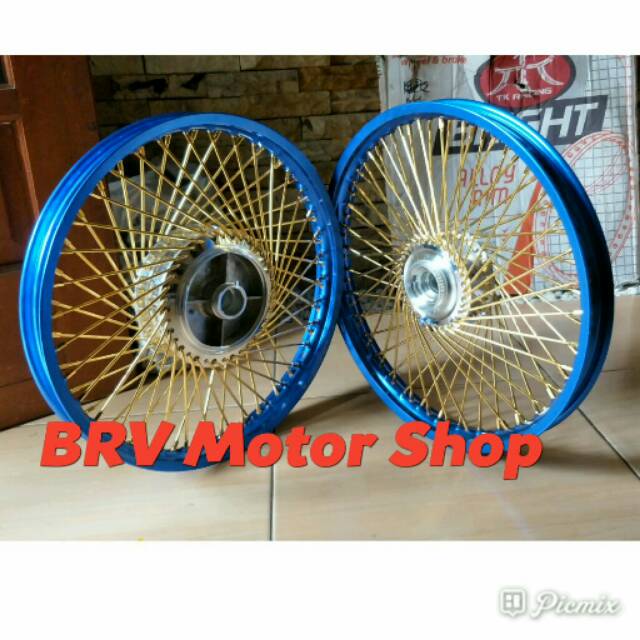 Velg Jari Jari Seribu Rx King  - Sepaket Velg Rx King Jari Jari Seribu Ring 17