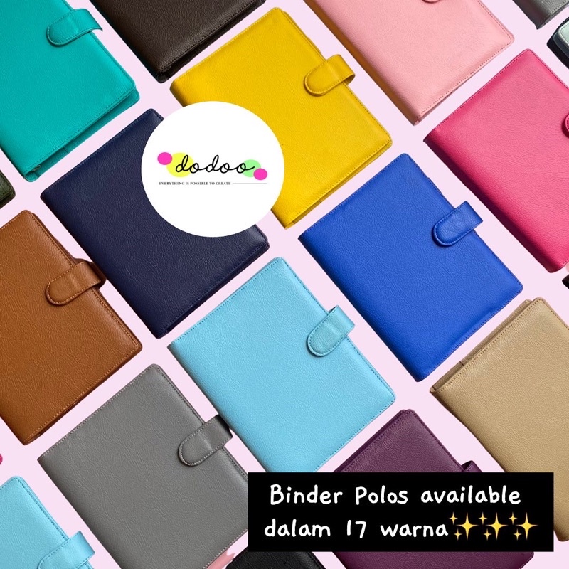 

Binder Kulit Polos Termurah A5/B5 by Stationary Of Dodoo