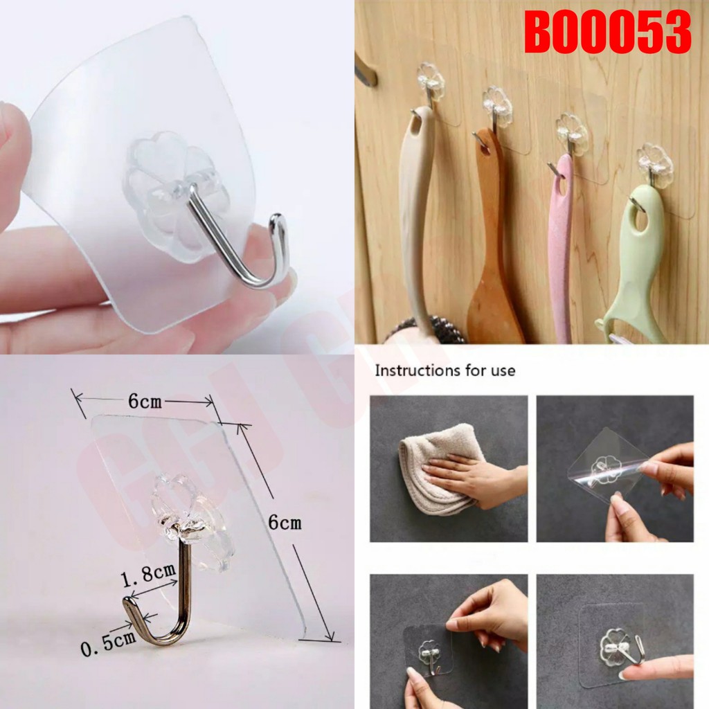 B ( B53) GANTUNGAN BAJU / POWER HOOK MULTI FUNGSI