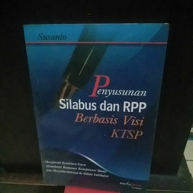 penyusunan silabus dan RPP berbasis visi KTSP