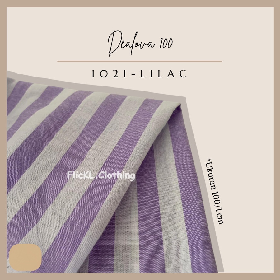 Bahan Kain Dealova 100 Premium Motif Salur Garis Garis Corak Garis Garis 100cm Eceran