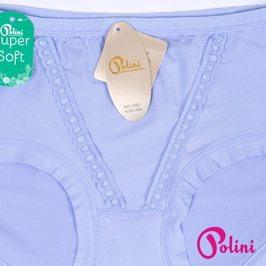 BEE - Celana Dalam Polini Undies Wanita Bahan Katun Premium 1263