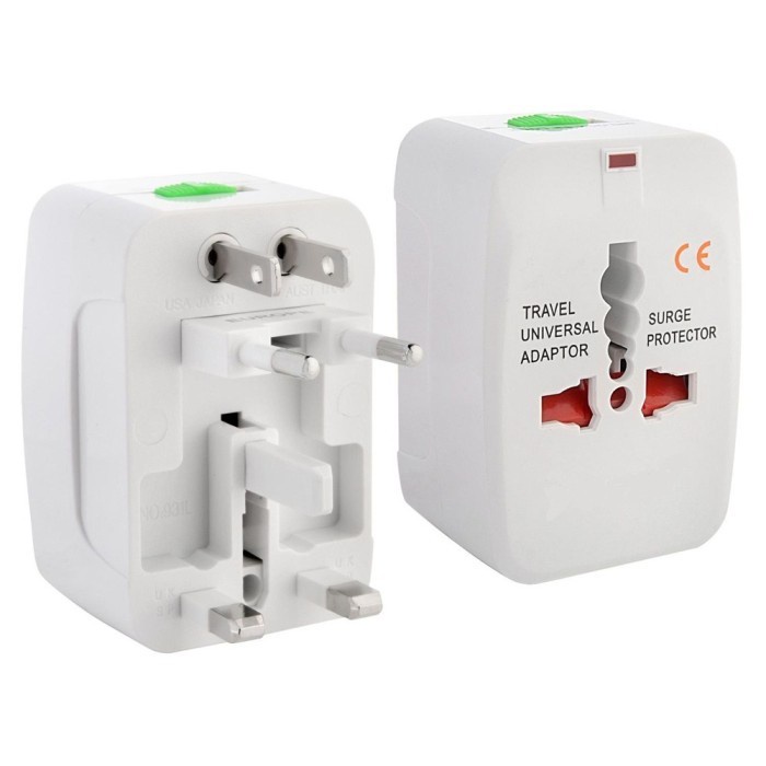 Adapter Universal EU AU USBO Travel UK US Plug Colokan Listrik