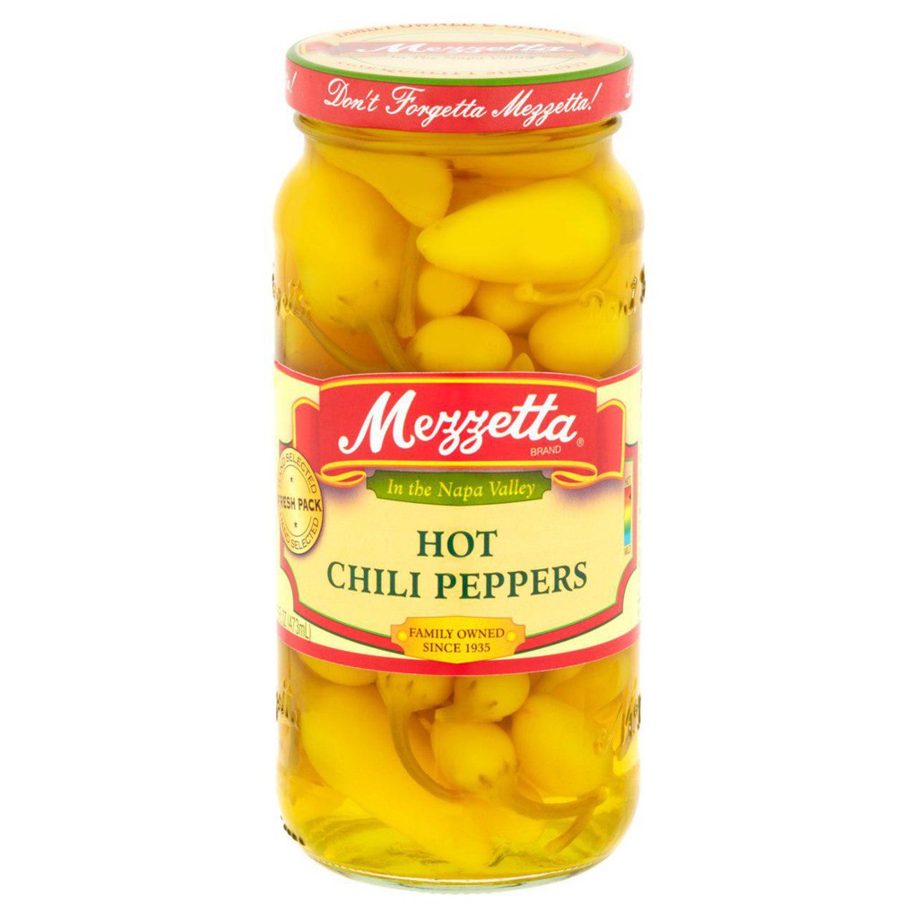

MEZZETTA HOT CHILI PEPPERS 16OZ