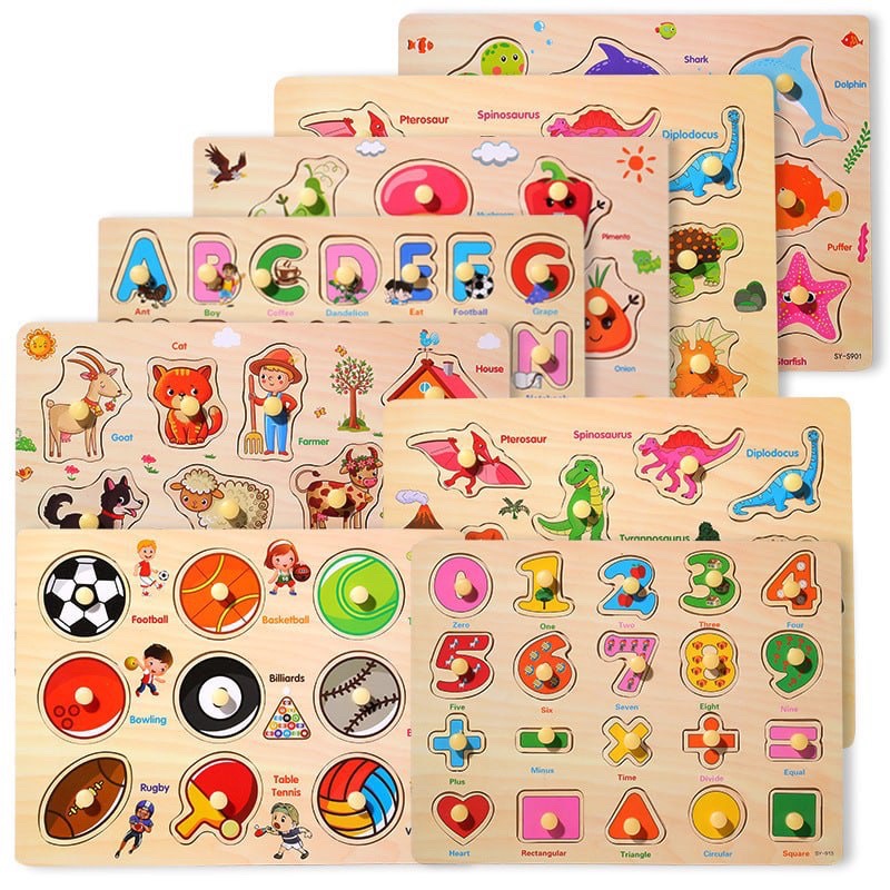 [ Giggel ] Puzzle kayu 15x15 / puzzle kayu 3D besar / Mainan Edukasi Anak / Mainan Kayu anak / Mainan Kayu Alphabet / Wooden Alphabet Toys / Mainan Edukasi Knob