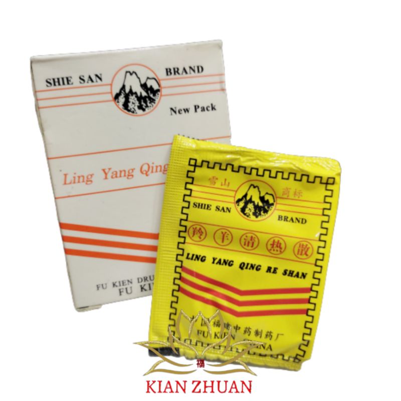 Ling Yang Qing Re Shan / Obat Demam / Flu, Dll