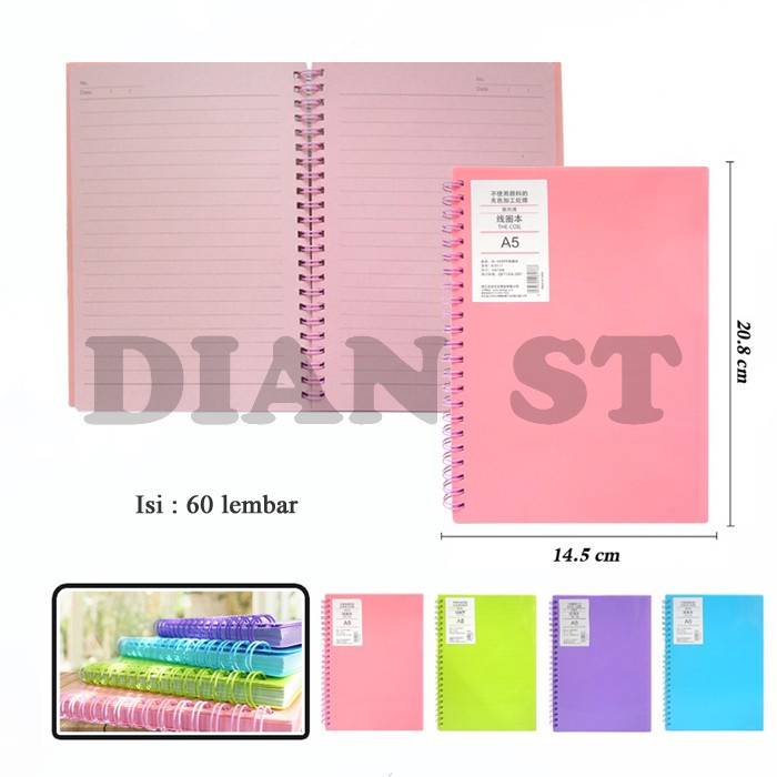 

Produk Buku Tulis Spiral A5 / Notebook - Pc Limited