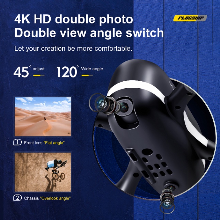 281 YL S88 - Mini Drone 4K HD Dual Camera Optical Quadcopter