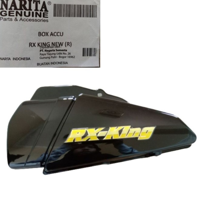 Box / Tutup Aki RX King Hitam