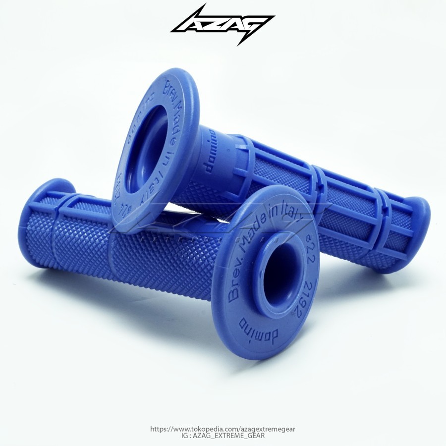 HANDGRIP DOMINO BIRU KLX DTRACKER CRF150L WAR155R