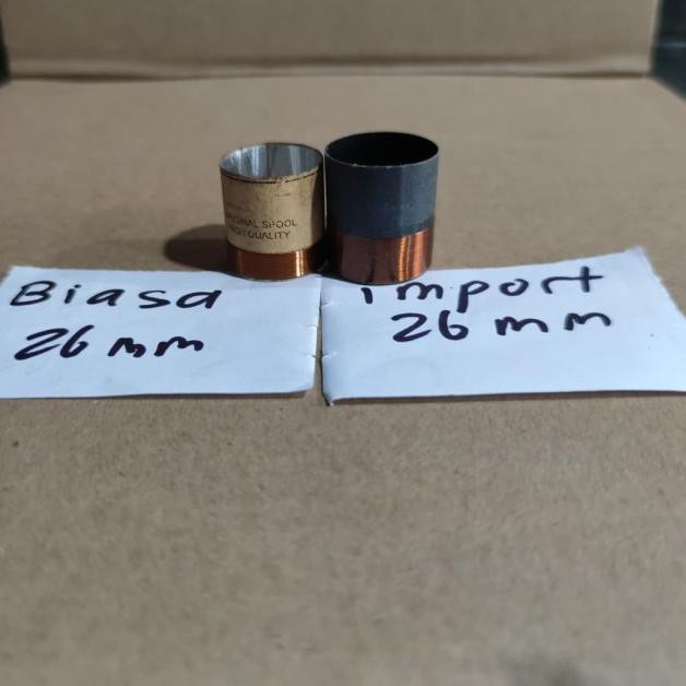 Grosir Spul speaker 26 import / Spul speaker 6-10 inch ukuran diameter 26 mm