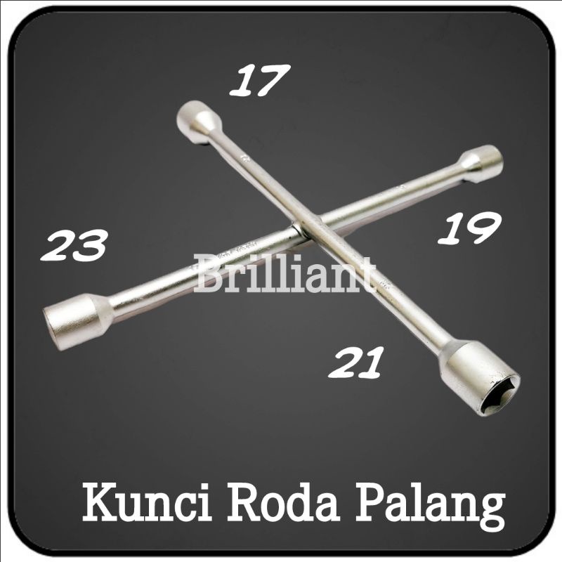 Kunci Baut Roda Mobil - L dan Palang - Khusus Mobil