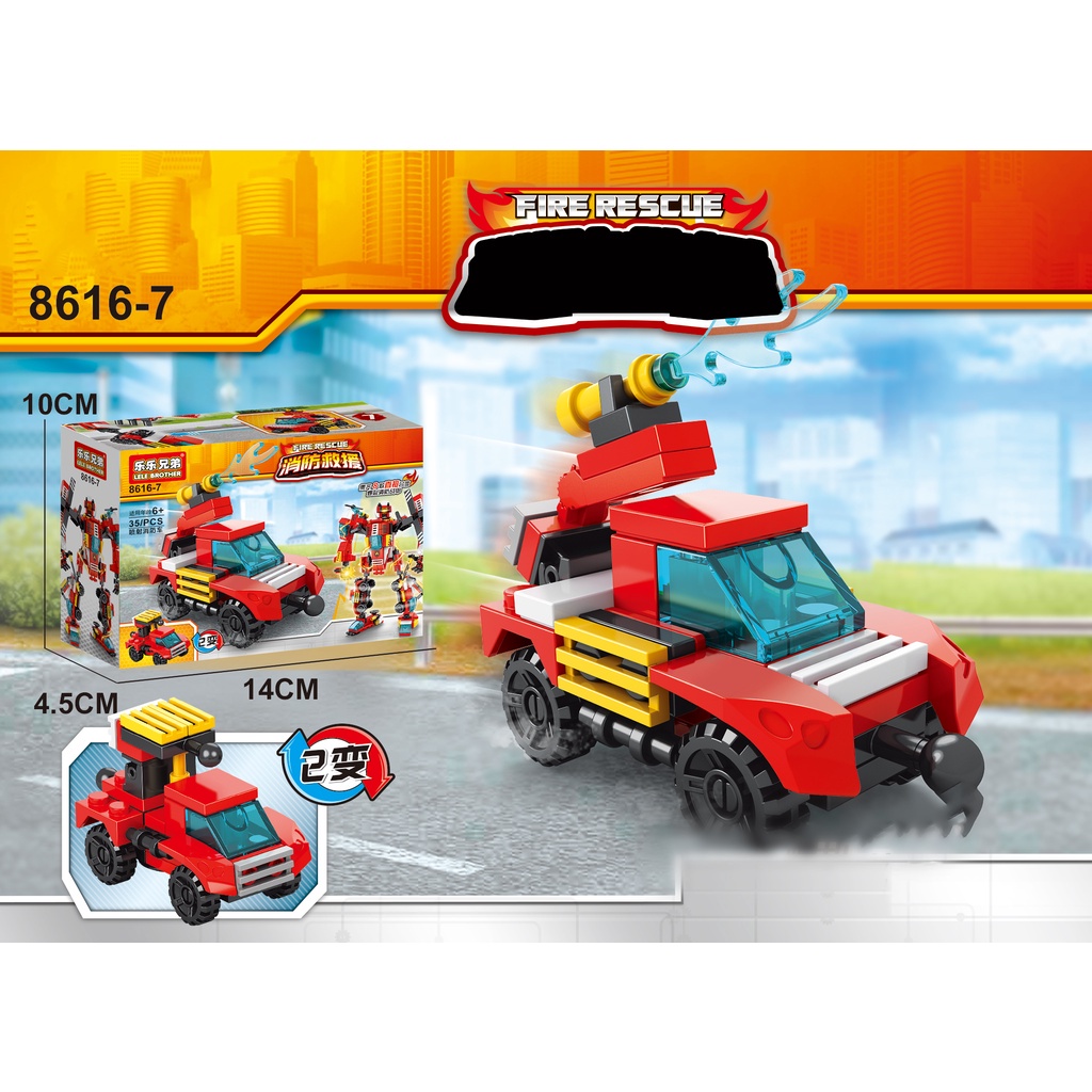 Mainan Mobil Mobilan Pemadam Kebakaran Fire Squad Firemen Truck