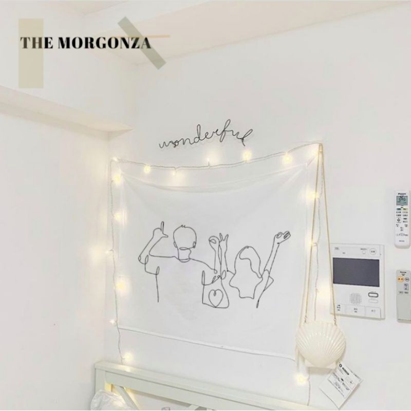 [Themorgonza] AESTHETIC WALL HANGING 75CM X 100CM • KAIN AESTHETIC HIASAN KAMAR ROOM DECOR • KAIN