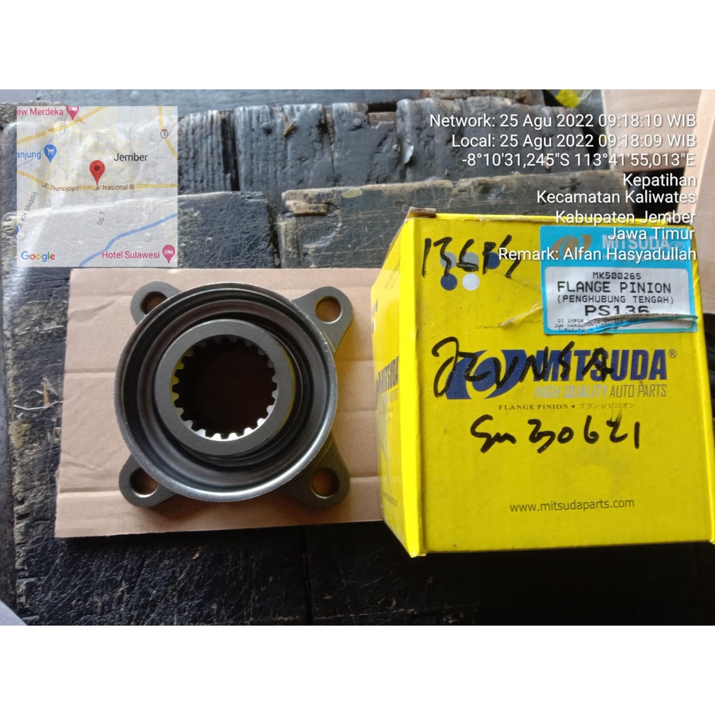 Flange Pinion / Jok Pinyon Gardan Mitsubishi Canter HDX 136PS Merk Mitsuda Taiwan
