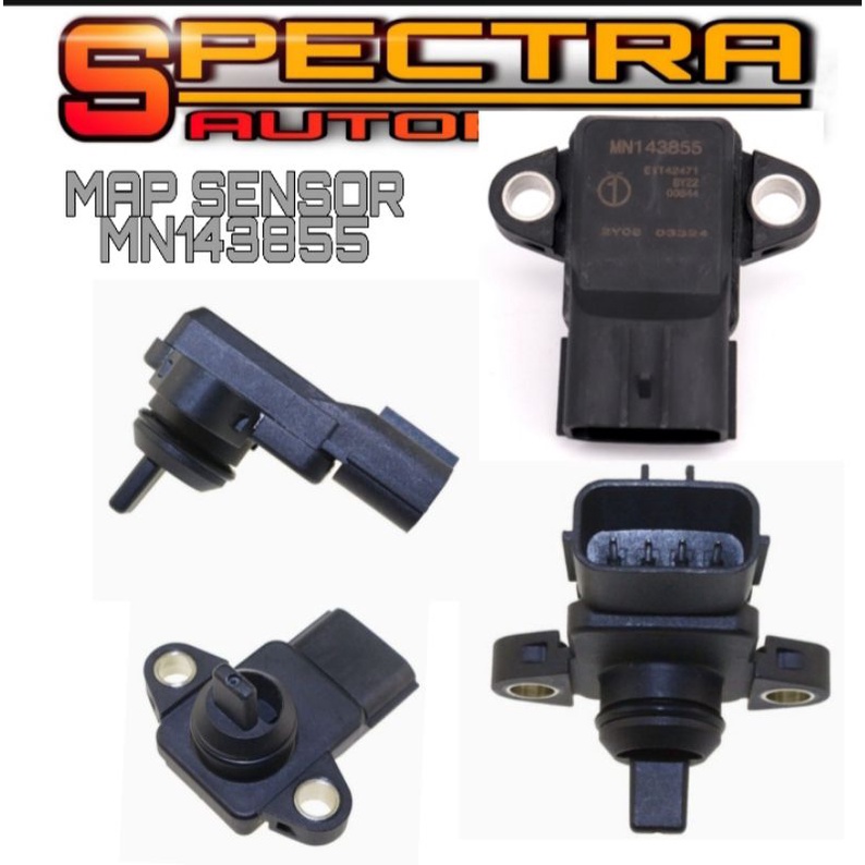 MAP MITSUBISHI LANCER SENSOR INTAKE MANIFOLD ABSOLUTE MN143855 MITSUBISHI LANCER EVO 9