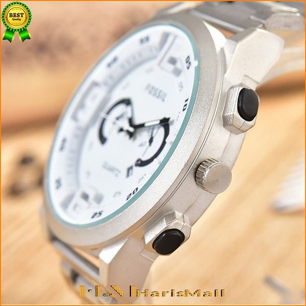 MURAH -  HZ86 Terbaru jam tangan pria original jam tangan cowok mewah warna silver hitam merah biru