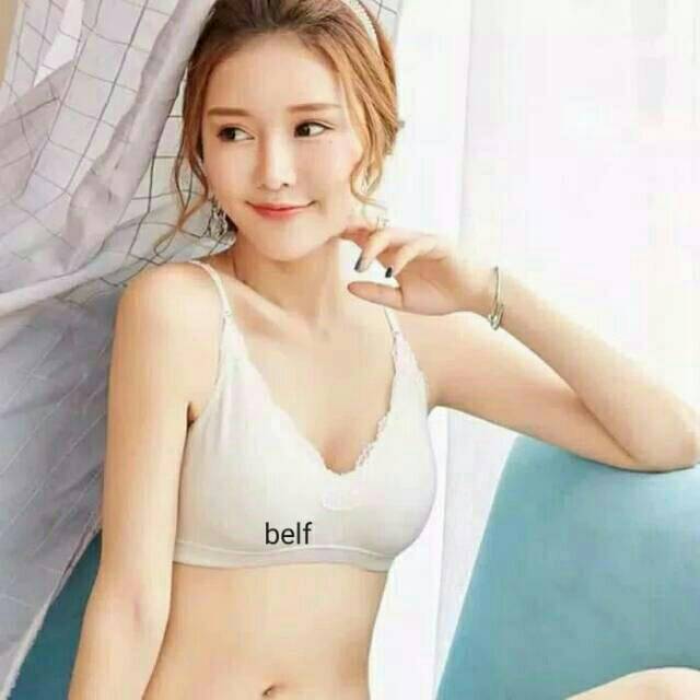 Bra Lace Import Renda Soft T1829 Busa Bisa Dilepas / Bh Tanpa Kawat All Size kait2 / Bh Kekinian