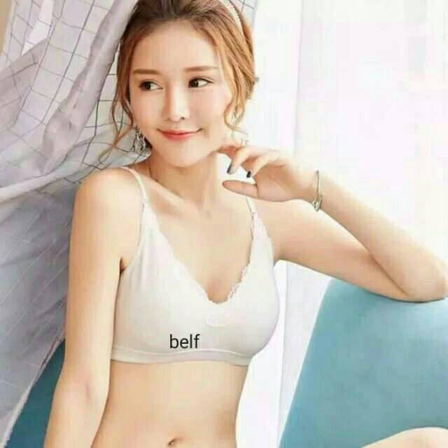 Bra Lace Import Renda Soft T1829 Busa Bisa Dilepas / Bh Tanpa Kawat All Size kait2 / Bh Kekinian