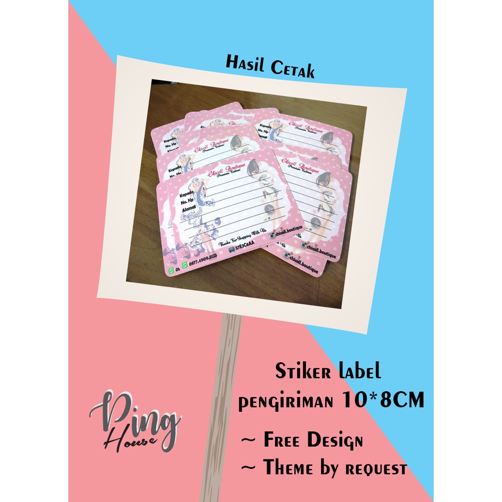 

Cetak Stiker Label Pengiriman Online Shop by Request