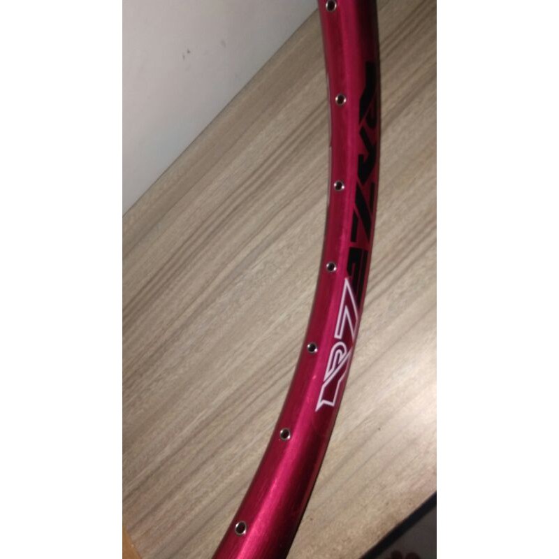 Rims velg Raze ukuran 27.5 MTB 32 Hole warna merah