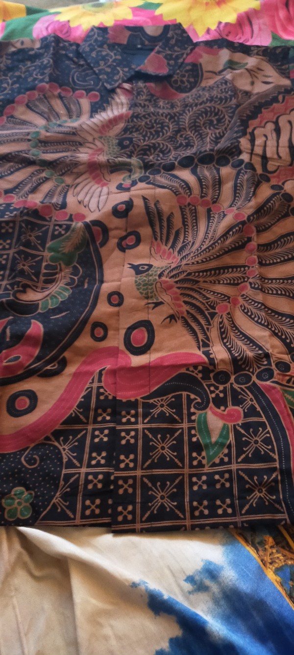 Kemeja Batik Prabu Pria Menuk Ndolop Lapis Furing Batik Solo