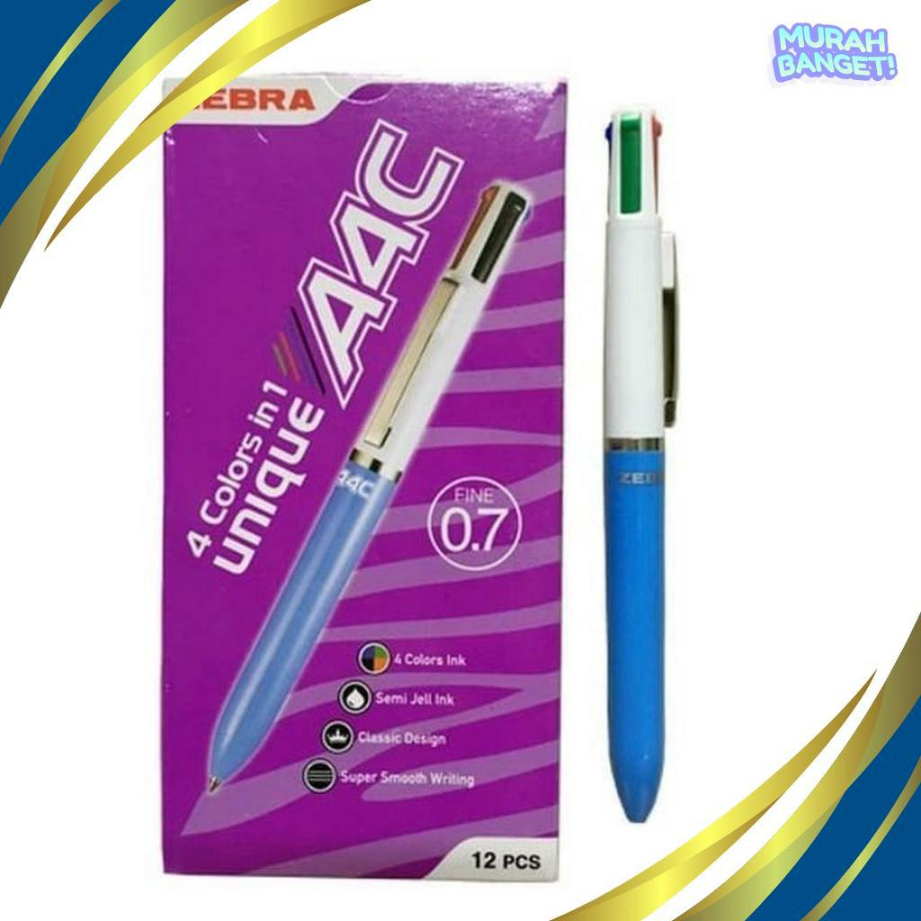 

STOCK TERUPDATE Pulpen Zebra A4C 4 Warna Fine 7mm Satuan