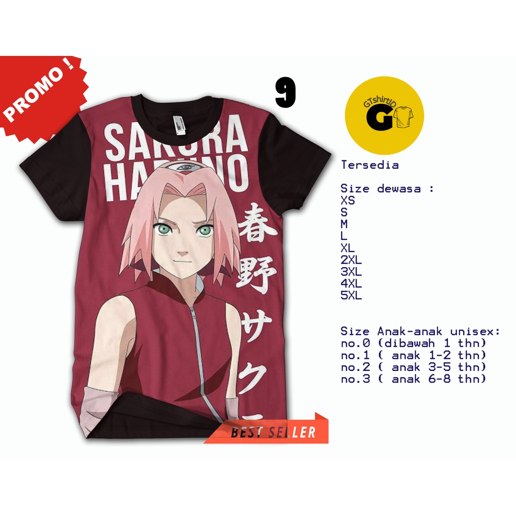 Kaos Boruto Naruto Next Generation : Haruno Sakura 9