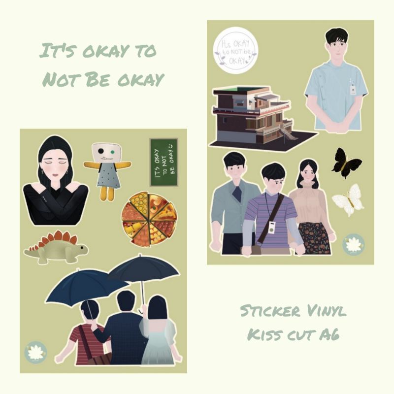 

JASMINTEES - STICKER SET / LEMBAR STIKER PACK AESTHETIC / STICKER VINYL DIE CUT / SERI K-DRAMA IT'S OKAY TO NOT BE OKAY / GO GREEN LESS PLASTIC / STIKER LAPTOP CASING HANDPHONE / STIKER TUMBLR DEKORASI JURNAL / STIKER BINDER / SCRAPBOOK STICKER / ORIGINAL